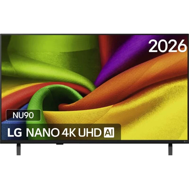LG 43NU900B6LA, 43 Zoll 4K UHD Smart TV mit AI-Prozessor, WLAN, Schwarz