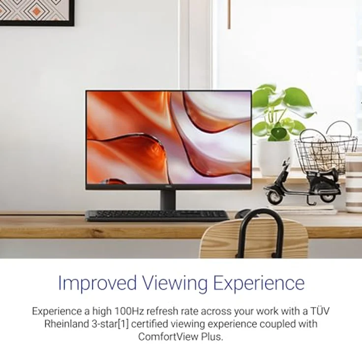 Dell 24 Monitor SE2425HM 23,8 Zoll Full HD, 100Hz, IPS, Neigbar, Comfortview Plus, Schwarz – Bild 5