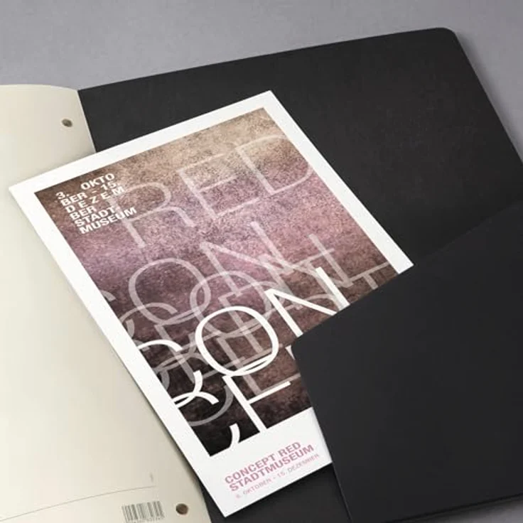 Sigel Notizblock Conceptum C0800, Hardcover DIN A4 mit geriffelter Oberfläche und flexiblem Buchrücken – Bild 9