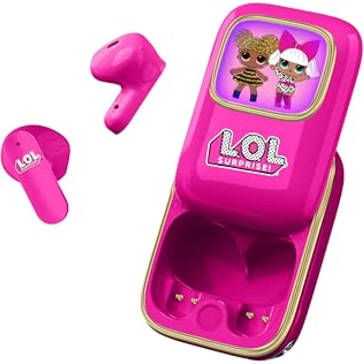 OTL L.O.L. Surprise! TWS-Ohrhörer Slide mit Ladehülle In-Ear-Kopfhörer, Bluetooth, Smart Touch Control, bunt – Bild 1