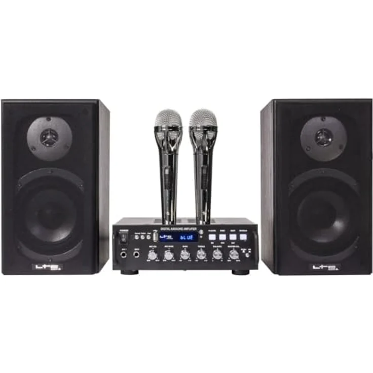 Ltc 10-7026 All-in-1 Karaoke Set 2 x 75W mit Bluetooth – Bild 2