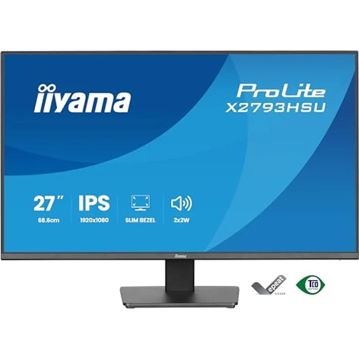 iiyama Prolite X2793HSU-B1 27" IPS LED-Monitor, Full-HD 120Hz, HDMI/DP/USB2.0, schwarz, Energieklasse C – Bild 5