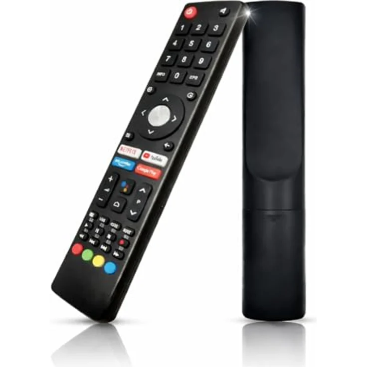 Mycotech Fernbedienung für CHiQ SABA und Changhong Smart-TV, Infrarot mit Direktwahltasten für Netflix, YouTube, Prime Video und Google Play – Bild 1