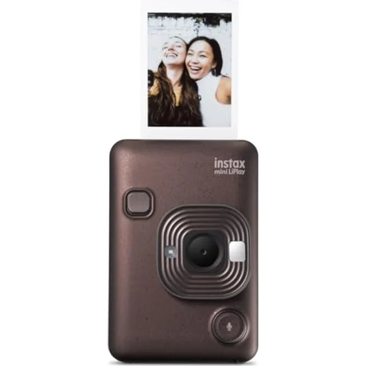 INSTAX Mini LiPlay Deep Bronze, Fotodrucker mit Selfie-Spiegel und QR-Code-Tonung – Bild 2