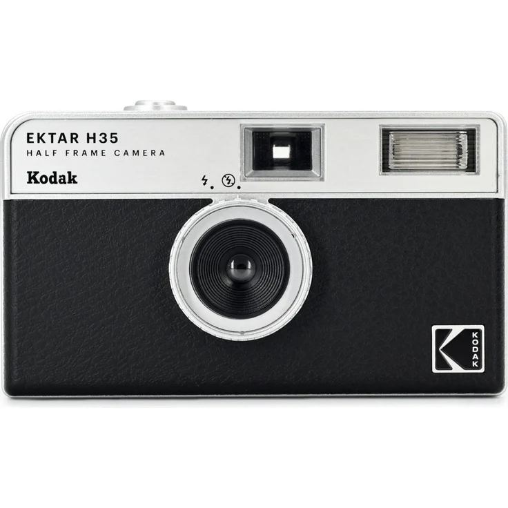 Kodak Half Frame Film Camera EKTAR H35 Black Kompaktkamera – Bild 1