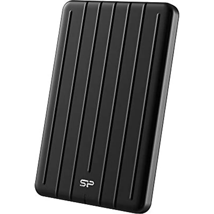SP Silicon Power 512GB Robuste, tragbare SSD Bolt B75 Pro USB 3.1 Gen 2 mit USB-C auf USB-C/USB-A Kabel, Schwarz, SU512GBPSD75PSCKEU, Portable SSD