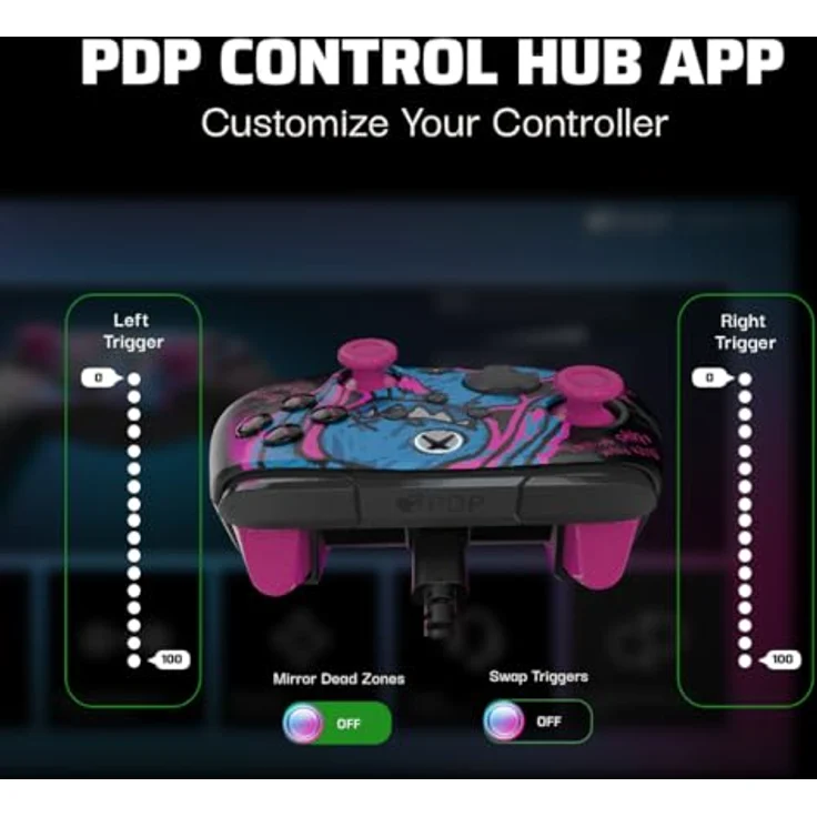 PDP Rematch Wired Controller COD: Mister Peeks Xbox, Glow Design, 3-Wege-Haartrigger und anpassbare Tasten, offiziell lizenziert für Xbox Series X – Bild 6