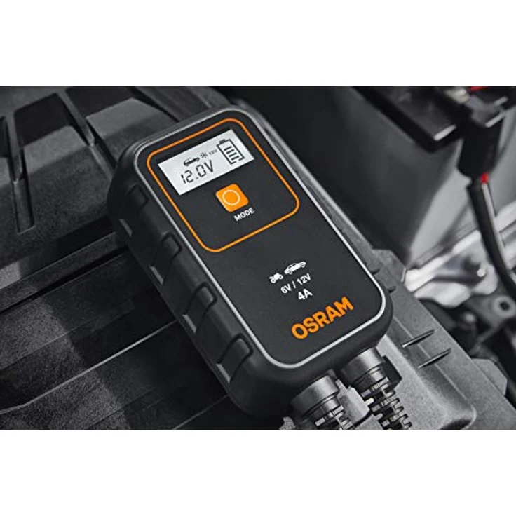 OSRAM OEBCS904 Automatikladegerät, 6V/12V, 4A, intelligenter Lade- und Wartungsmodus, Digitalanzeige, Sicherheitsfunktionen – Bild 10