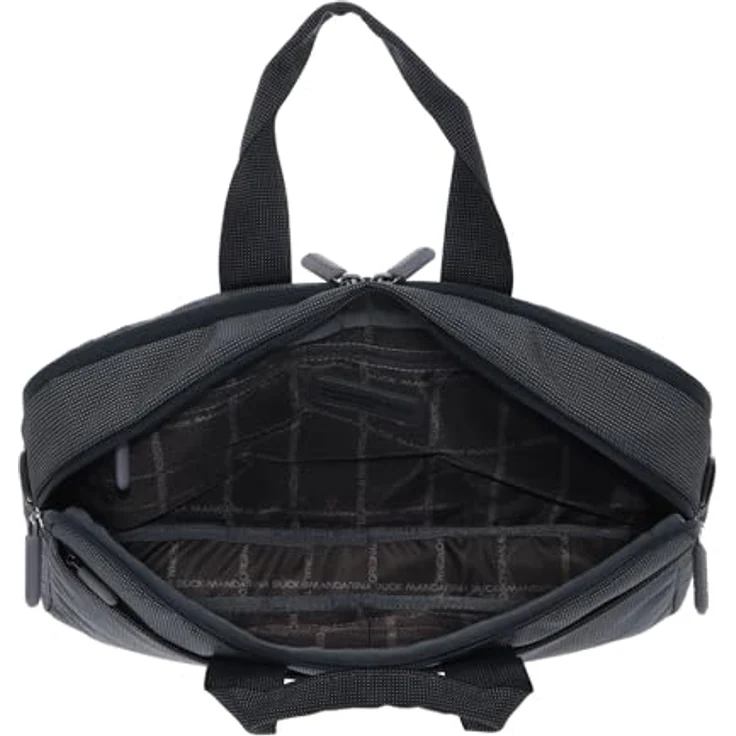 Mandarina Duck District Aktentasche 38.5 cm, Laptopfach, strapazierfähiges Polyester, grau, für Herren – Bild 5