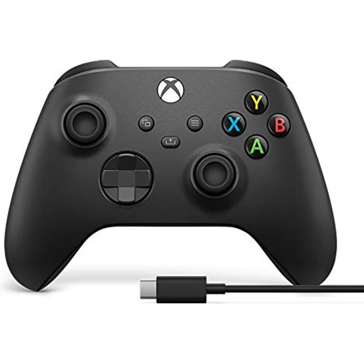 Xbox Wireless Controller für PC, drahtlos mit 2,7 m USB-C-Kabel, anpassbare Tasten und 3,5 mm Stereo-Headsetbuchse – Bild 1