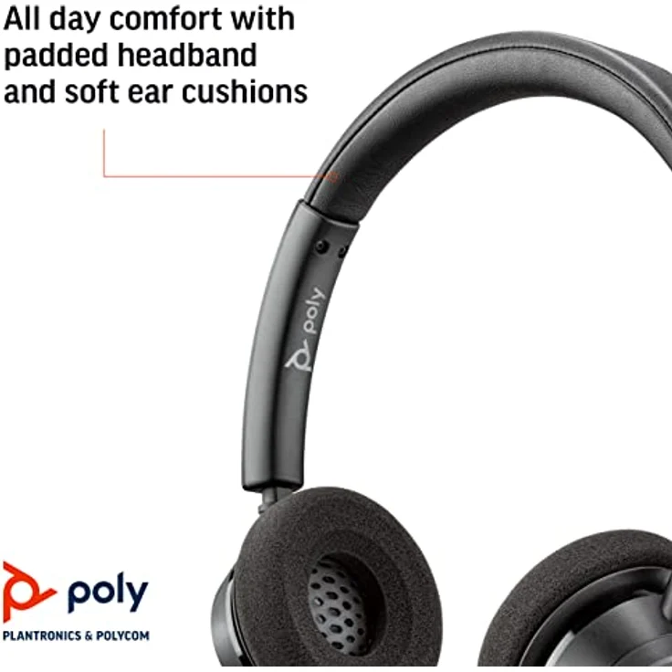 Plantronics Headset Blackwire C3320-M, binaural, USB-A, schwarz/rot – Bild 5