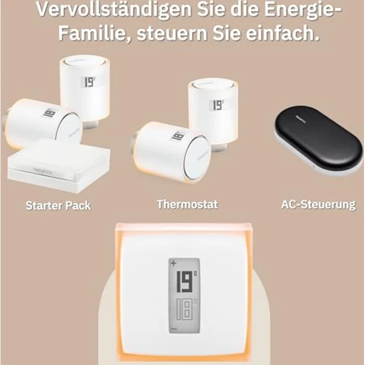 Netatmo Zentrale Thermostat + 3x Heizkörperthermostate Bundle – Bild 11