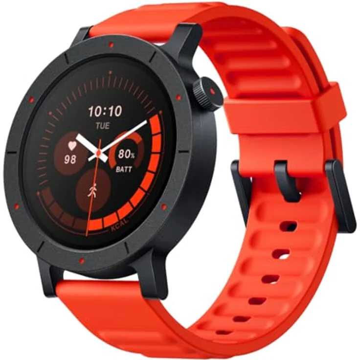 CMF BY NOTHING Watch 3 Pro – Smartwatch 1,43" AMOLED, 13 Tage Akku, Dual-GPS, Bluetooth-Anrufe mit KI-Rauschunterdrückung, Herzfrequenz- & Schlaftracking – Orange – Bild 1