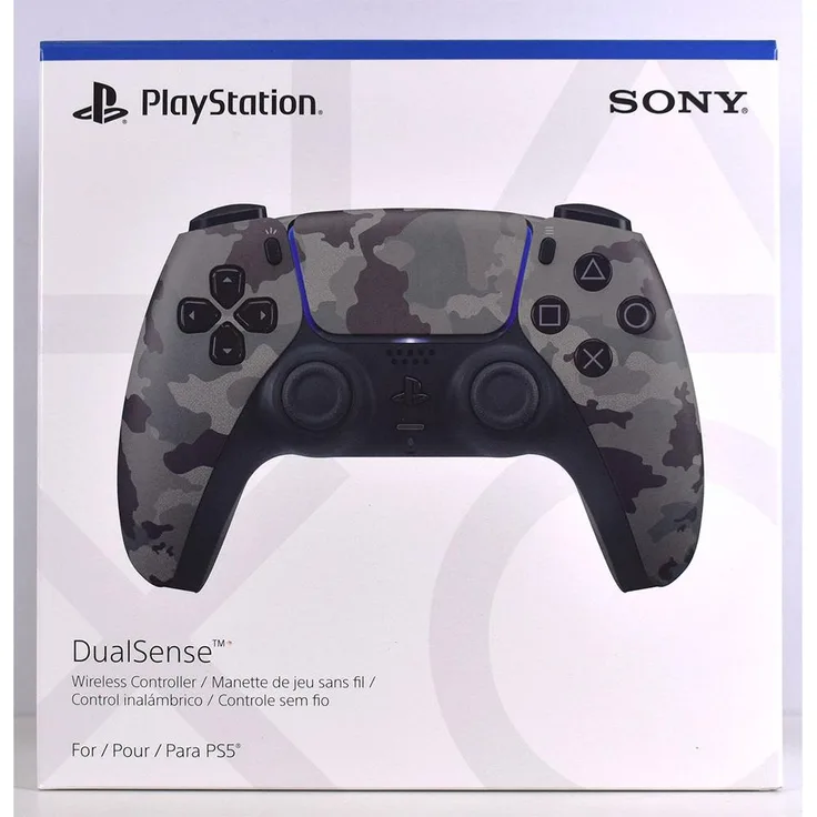 Sony DualSense Wireless Gamepad für PlayStation 5, Mehrfarbig, D-Pad, Home Button, Optionen & Teilen, Verkabelt & Kabellos, Bluetooth/USB