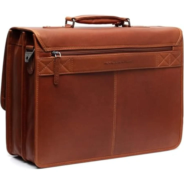 The Chesterfield Brand Glenwood Laptopbag Cognac - Business Laptop-Tasche, klassisches Design, viele Fächer – Bild 2