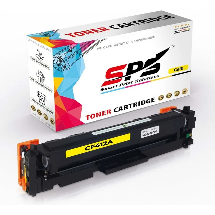 SPS Tonerkartusche Kompatibel für HP Color Laserjet Pro MFP M477, CF412A, Gelb, 1 x Toner, 2300 Seiten