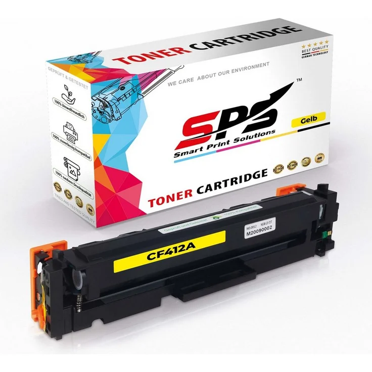 SPS Tonerkartusche Kompatibel für HP Color Laserjet Pro MFP M477, CF412A, Gelb, 1 x Toner, 2300 Seiten