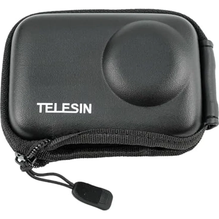 TELESIN Protective Bag for DJI ACTION 3/4, Hochgradiges Polyurethan und EVA-Schaum, wasser- und stoßfest, halb-offenes Design für Stativnutzung – Bild 1