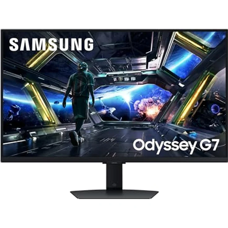 Samsung Odyssey G70D 4K Gaming Monitor, 32 Zoll, IPS-Panel, AMD FreeSync Premium, HDR10+, LS32DG702EUXEN – Bild 1