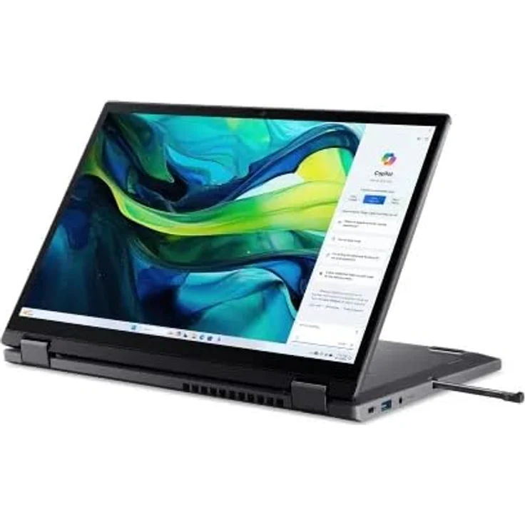 ACER Aspire Spin 14 (ASP14-52MTN-51V5) mit Tastaturbeleuchtung, Convertible, Zoll Display Touchscreen, Intel® Core™ Ultra 5 115U Prozessor, 16 GB RAM, 512 SSD, Keine Grafikkarte, Steel Gray, Windows 11 Home (64 Bit) – Bild 7