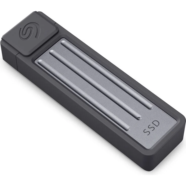 Seagate Ultra Compact SSD, USB-C 3.1 - 1TB, dunkelgrau - Kompakte 1 TB SSD, 1.000 MB/s, IP54-zertifiziert