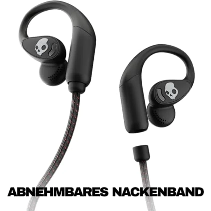 Skullcandy Push 540, Drahtlose Bluetooth Open-Ear-Ohrhörer mit bis zu 42 Stunden Akkulaufzeit, schwarz – Bild 5