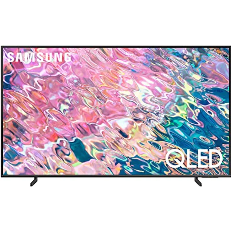 Samsung QE43Q60B QLED UHD 4K 43 Zoll Smart TV 2022, Quantum Dot Farbtechnologie, AirSlim Design, Object Tracking Sound Lite, DVB-T2, Schwarz