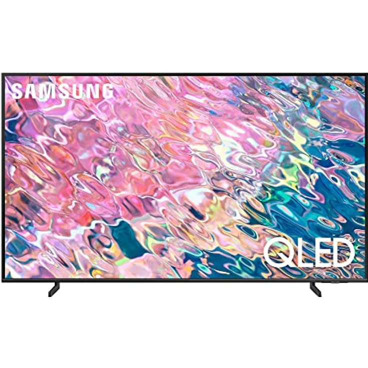 Samsung QE43Q60B QLED UHD 4K 43 Zoll Smart TV 2022, Quantum Dot Farbtechnologie, AirSlim Design, Object Tracking Sound Lite, DVB-T2, Schwarz – Bild 1