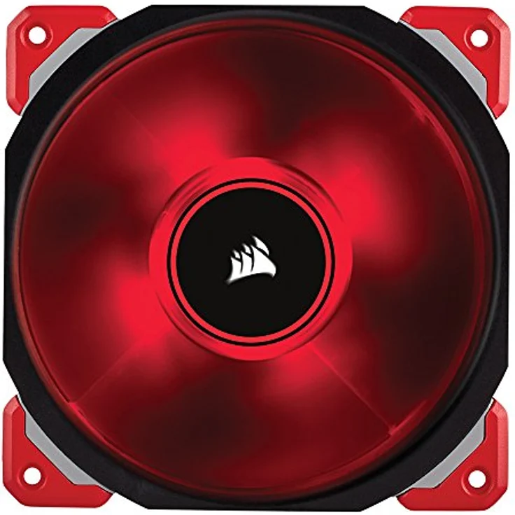 Corsair ML Series ML120 PRO LED Premium Magnetic Levitation - Gehäuselüfter - 120 mm - Rot (CO-9050042-WW) - Preisvergleich – Bild 2