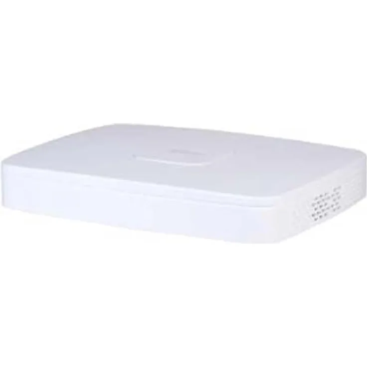 Dahua NVR DHI-NVR2108-8P-I2 Wizsense, Netzwerkvideorecorder mit 8 IP-Kanälen, weiß