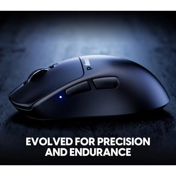 Pulsar Gaming Gears X3, Kabellose Gaming-Maus mit 32000 DPI, Ultraleicht (55 g), Hybrid-Ergonomie, XS-1-Sensor, 8K-kompatibel, Medium, Weiß – Bild 3