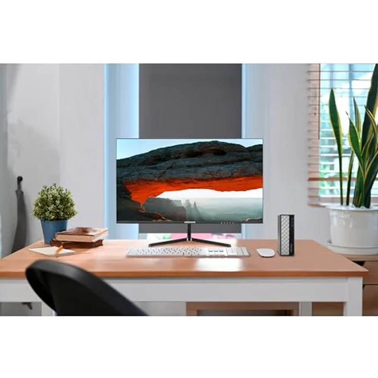 Medion Akoya T80 SFF MD35422, Desktop-PC mit Intel Core i5-12450H, 16 GB RAM, 512 GB SSD, Intel UHD Graphics, grau-schwarz – Bild 6