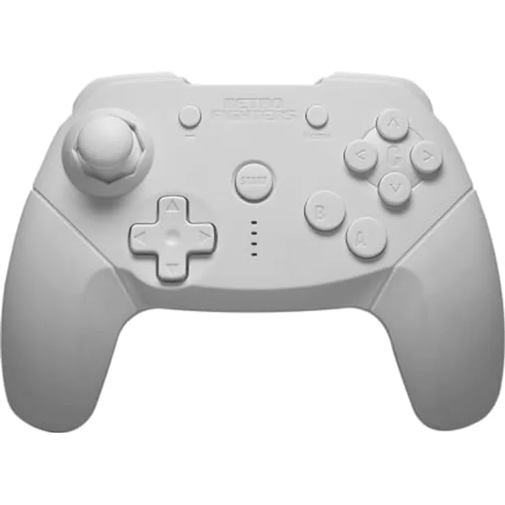 Retro Fighters Brawler64, Wireless Bluetooth Gamepad für Nintendo Switch NSO Edition, Weiß mit neuen Screenshot- und Home-Tasten