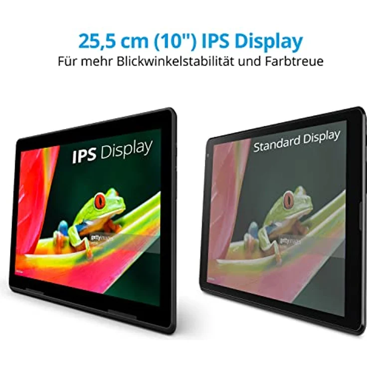 Medion LIFETAB E10713 Full-HD-Auflösung 10 Zoll, LTE-Tablet, Quad-Core, 3 GB RAM, 64 GB Speicher, Android, Schwarz (MD60217) – Bild 3