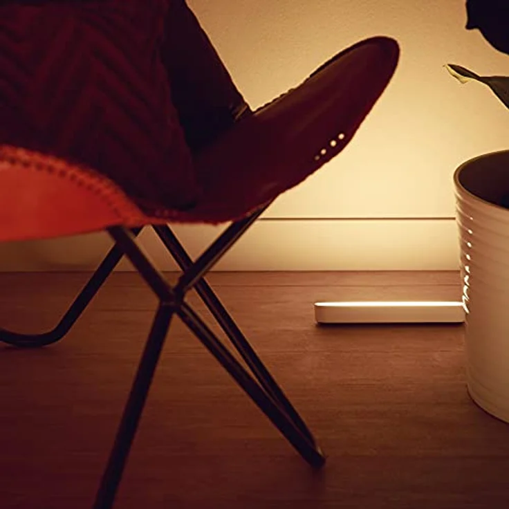 Philips Hue White and Color Ambiance Play Lightbar, dimmbar, bis zu 16 Millionen Farben, steuerbar via App, kompatibel mit Amazon Alexa, weiß-schwarz – Bild 2