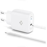 Spigen ArcStation Pro USB C Typ Schnellladegerät, GaN 45W PD 25W PPS Super Fast Wall Charger für Galaxy S23 Ultra Plus Z Fold Flip 5 4 S22 S21 S20 Note 20 Pixel 6 Pro iPad MacBook (Kabel Inbegriffen)