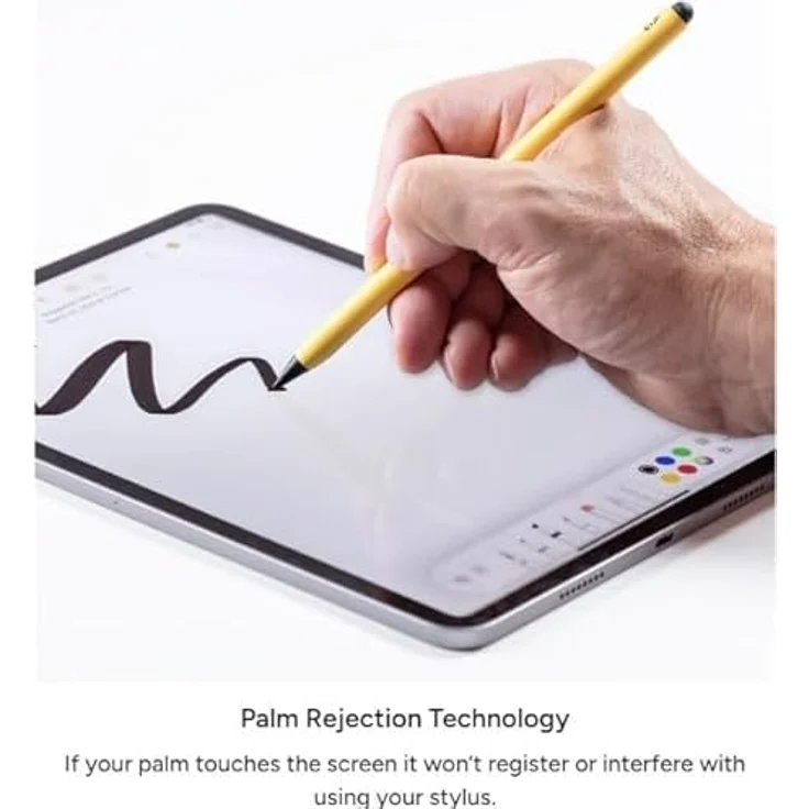 ZAGG Pro Stylus 2 Pen für iPad [2018 & Neuer], kabellos Laden, magnetischer Halt, klick-Einschalten, Doppelspitze, Neigungserkennung, Handflächenerkennung, Lange Akkulaufzeit, LED-Anzeige (pink) – Bild 5