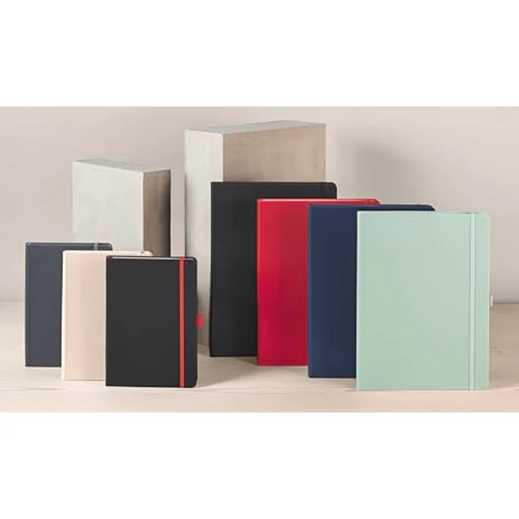 Sigel Conceptum Notizbuch, Hardcover A4 mit Inhaltsverzeichnis, Gummibandverschluss und Stiftschlaufe, schwarz – Bild 9