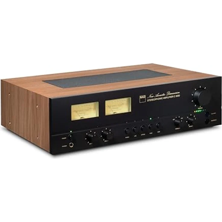 NAD C3050 SE, HiFi-Stereoverstärker in dunklem Holzfinish – Bild 4
