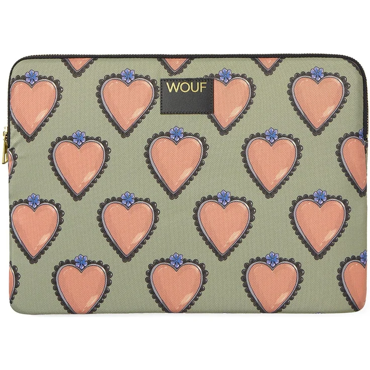 Wouf Daily Laptophülle, Notebooktasche für Geräte bis 36 cm, aus hochwertigem Polyester, Mehrfarbig