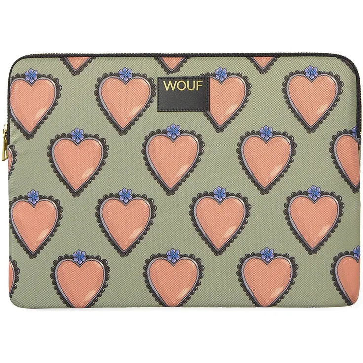 Wouf Daily Laptophülle, Notebooktasche für Geräte bis 36 cm, aus hochwertigem Polyester, Mehrfarbig