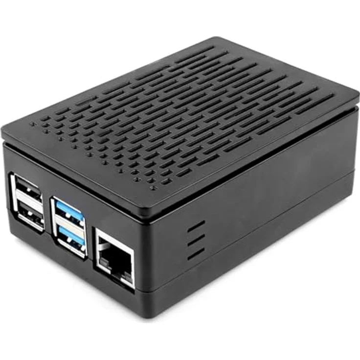 BerryBase Raspberry Pi 4B Model B, 8GB Basic Kit mit ARM Cortex-A72, 4K Doppelausgabe und Acrylgehäuse – Bild 6