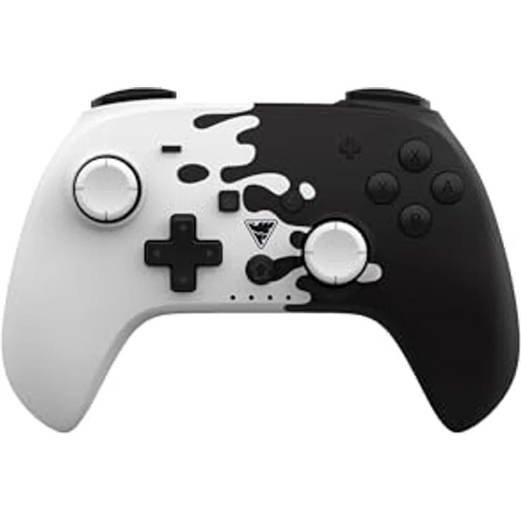 DRAGON SHOCK PopTop Compact Wireless Controller, OLED-Style, Schwarz/Weiß, für Nintendo Switch, Switch OLED, PC mit Turbo-Funktion und Vibrationsanpassung – Bild 7