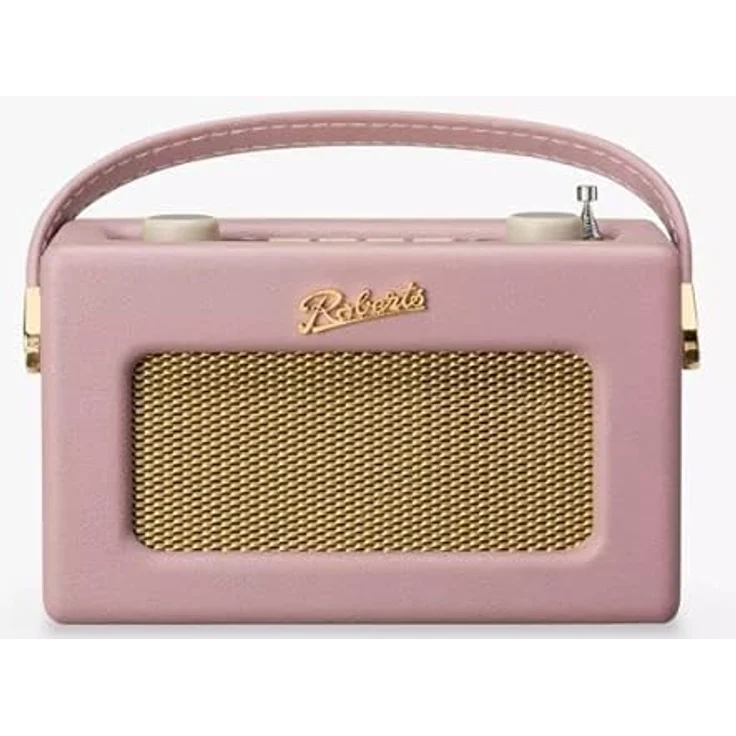 Radio Roberts Revival UNO BT – Tragbares Kompaktradio mit DAB+/FM, Bluetooth, Vintage-Design, Streaming, Aux-Eingang, Kopfhörerbuchse, Weckfunktion, 2 Jahre Garantie Altrosa – Bild 5