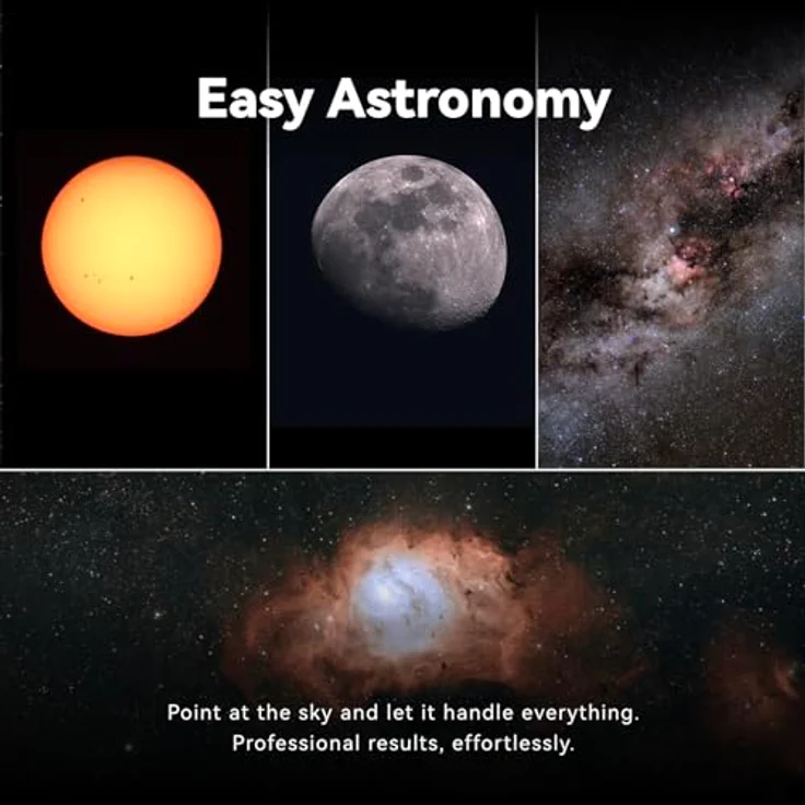 DWARFLAB Dwarf 3 Smart Teleskop, EAA All-in-One mit Autofokus, 4K Dual-Kameras, ultraleicht (1,35 kg) für Astronomie, Natur & Panorama, geeignet für 6–98 Jahre – Bild 3