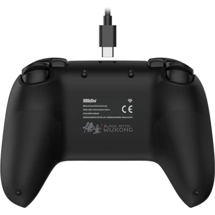 8bitdo Ultimate 2C Wired Pad Black Myth Wukong, Gaming Controller für PC mit 1000 Hz Polling-Rate, anpassbaren Tasten und Rumble-Vibration, Schwarz – Bild 4
