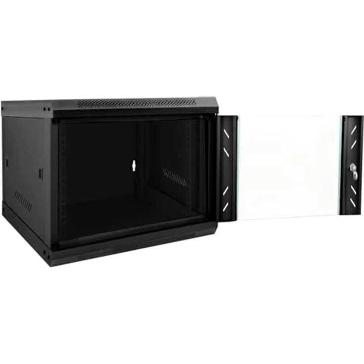 vidaXL Netzwerkschrank, Server-Zubehör mit Speicher, Schwarz 53 x 60 x 45 cm aus Stahl – Bild 9