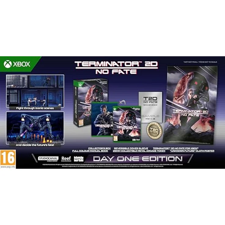 Reef Entertainment Terminator 2D: NO FATE - Day One Edition, Xbox Series X mit klassischem Arcade-Gameplay, neu entwickelten 2D-Sprite-Grafiken und kinoreifem Soundtrack – Bild 2