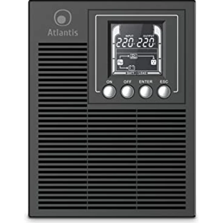 Atlantis Land USV A03-OP1002XLN, 1000VA/700W Unterbrechungsfreier Stromversorger mit reiner Sinuswelle, Metallgehäuse und LCD-Display – Bild 12