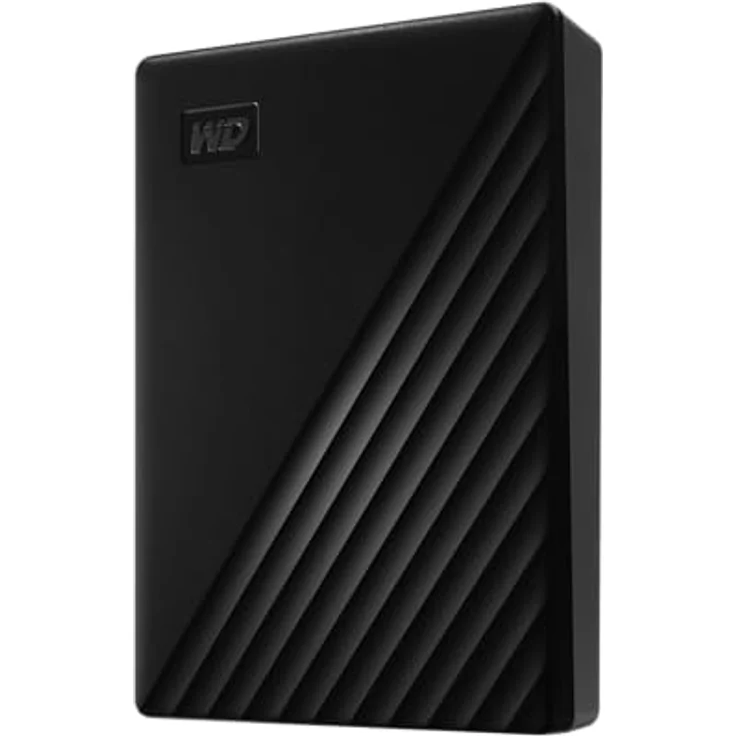 WD My Passport (6 TB), Externe Festplatte, Schwarz mit Backup-Software und Passwortschutz – Bild 1